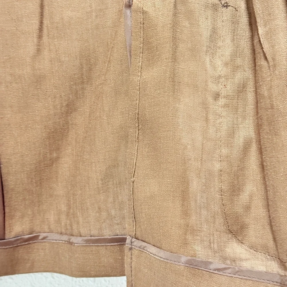 8 by‎ yoox 100% flax Classic Tan Blazer for Men 46